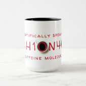 Caffeine-moleculaire formule mok (Midden)