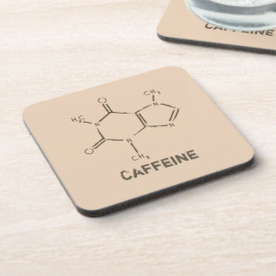 Caffeine Molecule Bier Onderzetter