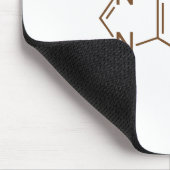 Caffeine Molecule Chemical Symbol Geek Nerd Mouse Muismat (Hoek)