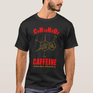 Caffeine Molecule Chemis Caffeine T-shirt