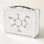 Caffeine Molecule Chemistry Coffee atomee (Achterkant)