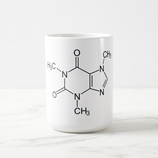 Caffeine Molecule Chemistry Coffee atomee Koffiemok (Center)