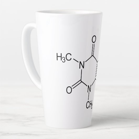 Caffeine Molecule Chemistry Coffee atomee Latte Mok (Linkerhoek)