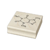 Caffeine Molecule Chemistry Coffee atomee Rubberstempel (Stempel)