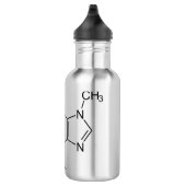 Caffeine Molecule Chemistry Coffee atomee Waterfles (Rechts)