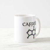 Caffeine Molecule Coffee Chemistry Formule Koffiemok (Voorkant rechts)