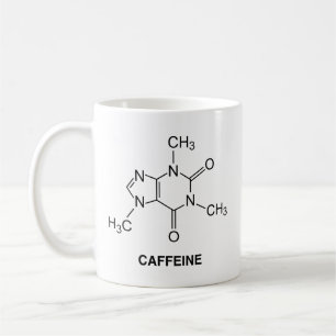 Caffeine Molecule Coffee Mok