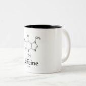 Caffeine Molecule Coffee Mok (Voorkant rechts)