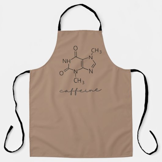 Caffeine Molecule Funny Chemistry Schort (Voorkant)
