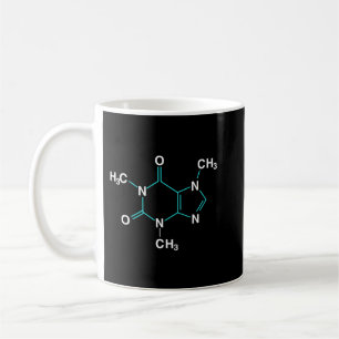 Caffeine Molecule - Funny Coffee Chemistry Pullove Koffiemok