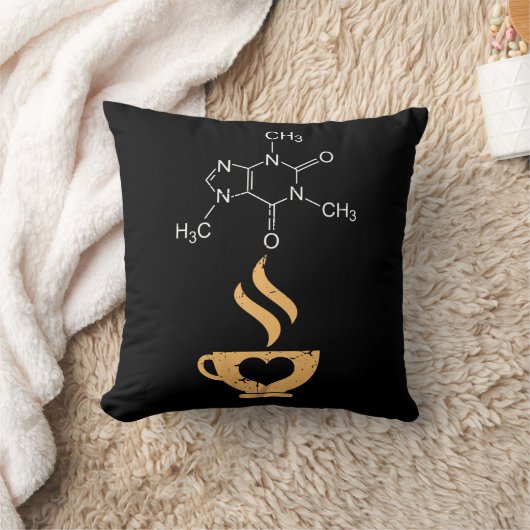 Caffeine Molecule Gift Coffee Lover Science Nerds Kussen (Deken)