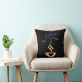Caffeine Molecule Gift Coffee Lover Science Nerds Kussen (Stoel)