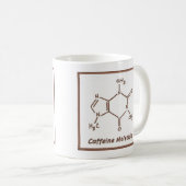 Caffeine Molecule Koffiemok (Voorkant rechts)