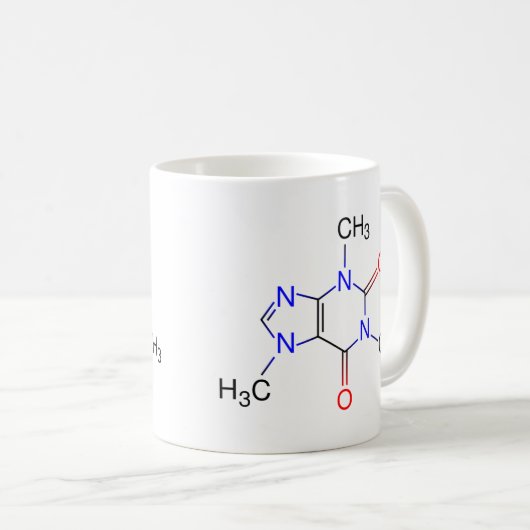 Caffeine Molecule Mok (Voorkant rechts)