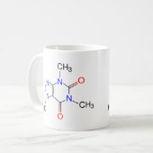 Caffeine Molecule Mok (Voorkant links)