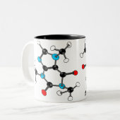 Caffeine Molecule Mok (Voorkant links)