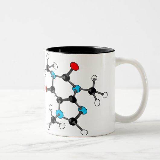 Caffeine Molecule Mok (Rechts)