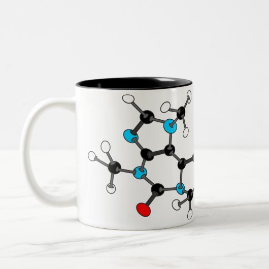Caffeine Molecule Mok (Links)