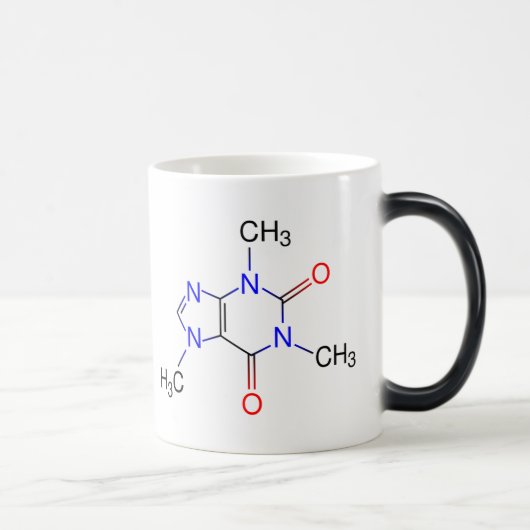Caffeine Molecule Mok (Rechts)