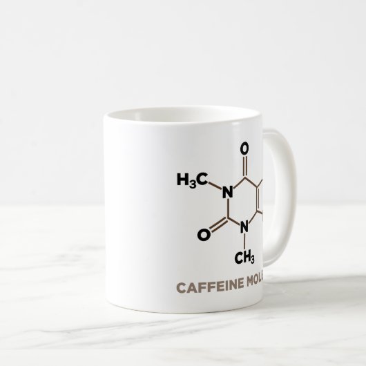 Caffeine Molecule Mok (Voorkant rechts)