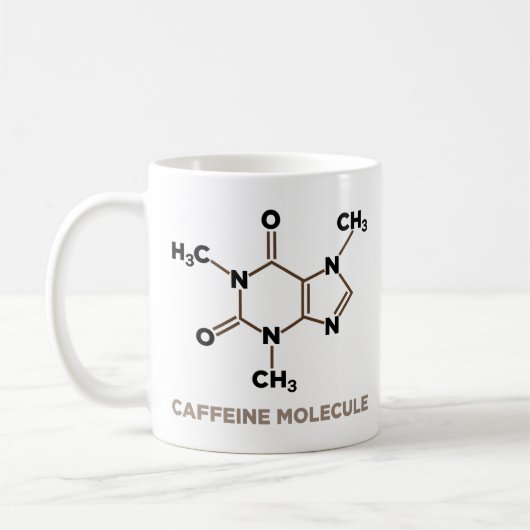 Caffeine Molecule Mok (Links)