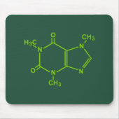 Caffeine Molecule Muismat (Voorkant)