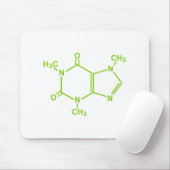 Caffeine Molecule Muismat (Met muis)
