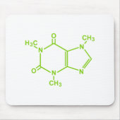 Caffeine Molecule Muismat (Voorkant)