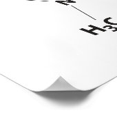 Caffeine Molecule Poster (Hoek)