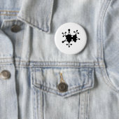 Caffeine Molecule Ronde Button 5,7 Cm (In situ)