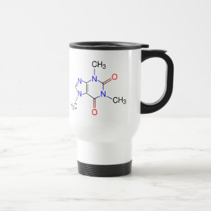 Caffeine Molecule Thermische Mok