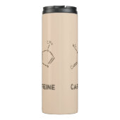 Caffeine Molecule Thermosbeker (Achterkant)