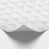 Caffeine Molecule voor koffieovers, omslagpapier Cadeaupapier (Hoek)