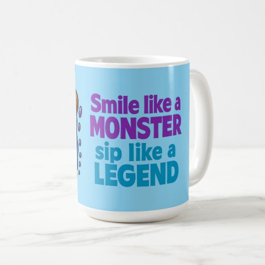 Caffeine Monster Koffiemok (Voorkant rechts)