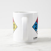 Caffeine-NFPA-veiligheidslabel Grote Koffiekop (Achterkant)