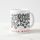 Caffeine-niveau heeft veel koffie-Mok nodig Grote Koffiekop (Voorkant rechts)