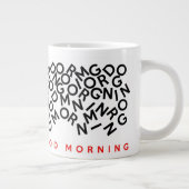 Caffeine-niveau heeft veel koffie-Mok nodig Grote Koffiekop (Rechts)