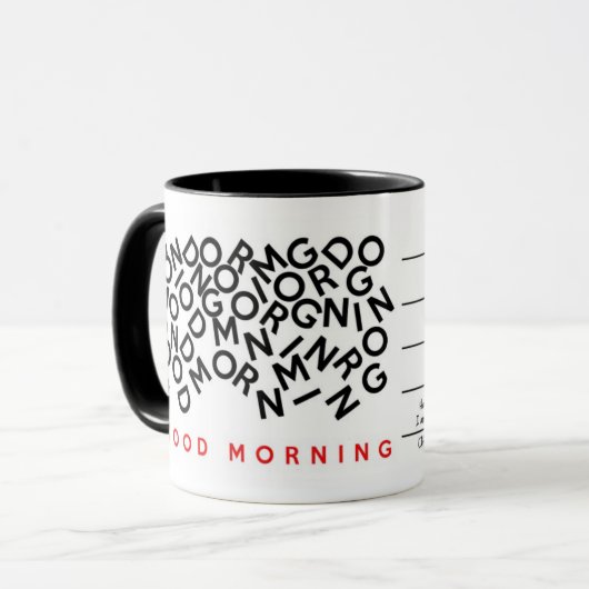 Caffeine Niveaus koffie Addict Mok - linker handig (Voorkant links)