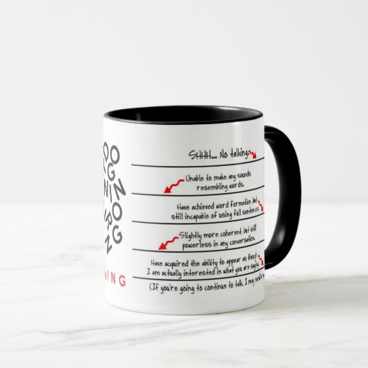 Caffeine Niveaus koffie Addict Mok - linker handig (Voorkant rechts)