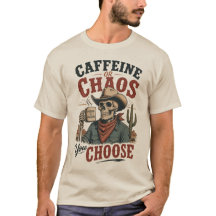 Caffeïne Of Chaos Cowboy Skelet 