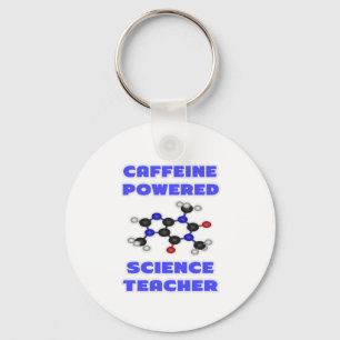 Caffeine Powered Science Teacher Sleutelhanger