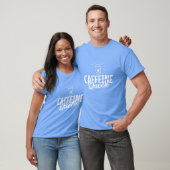 Caffeine Queen Coffee grappig T-shirt (Unisex)