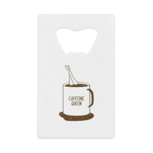 Caffeine Queen Creditkaart Flessenopener
