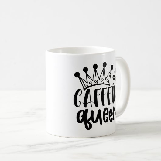 Caffeine Queen Koffiemok (Voorkant rechts)