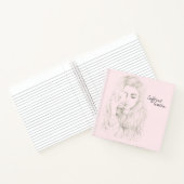 Caffeine Queen-laptop Notitieboek (Binnen)