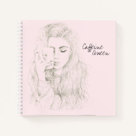 Caffeine Queen-laptop Notitieboek