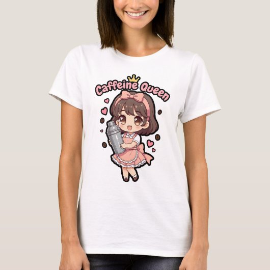 Caffeine Queen T-shirt (Voorkant)