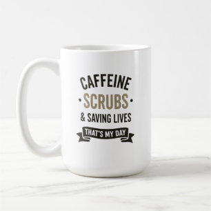 Caffeïne Schoonmakers Levens Redden Verpleegster C Koffiemok