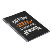 Caffeïne Schoonmakers Levens Redden Verpleegster C Notitieboek (Rechterzijde)