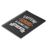 Caffeïne Schoonmakers Levens Redden Verpleegster C Notitieboek (Linkerzijde)